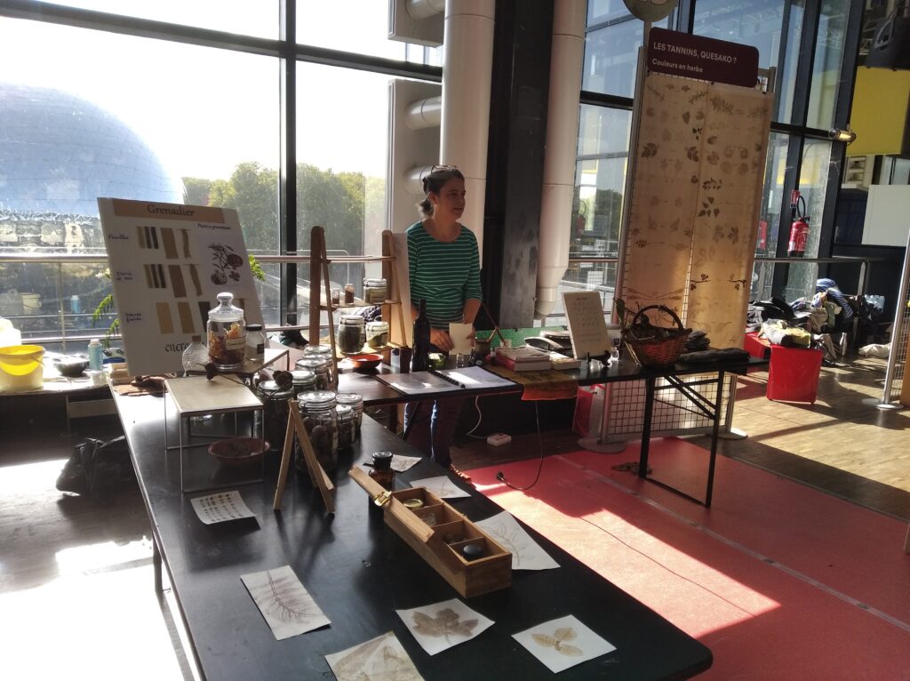 Stand fête de la science à La Villette