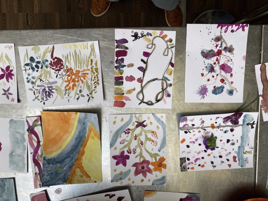 dessins encres végétales